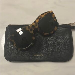 Anine Bing Brown Glasses Bold Oversized Frame